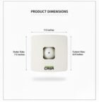 casa ev04 6 ventilation domestic exhaust fan white