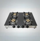 casa efficio rectangle black gas stove