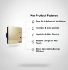 casa fresh pro 6 ventilation fan Gold