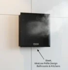 casa fresh pro mirror finish 6 Black Ventilation fan