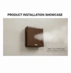 casa fresh pro mirror finish 6 coffee brown Ventilation fan