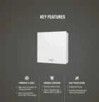 casa fresh pro mirror finish 6 White Ventilation fan