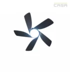 CASA Tivra 30 Inch DC Ceiling Fan with 5 ABS Blades and LED Light in Matt Black